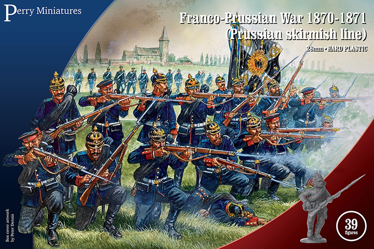  Perry Miniatures 28mm Franco-Prussian War Prussian Infantry Skirmishing 1870-1871 