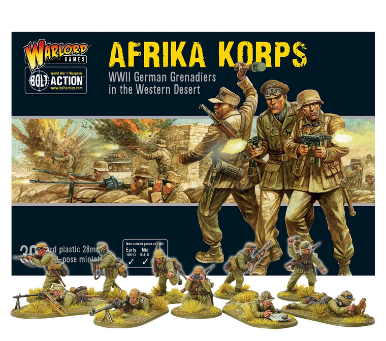  Warlord Games 28mm Bolt Action German Afrika Korps Grenadiers 1939-1943 