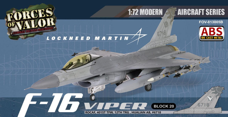  Forces Of Valor 1/72 Lockheed Martin F16A - ROCAF Viper Fighter Aircraft 