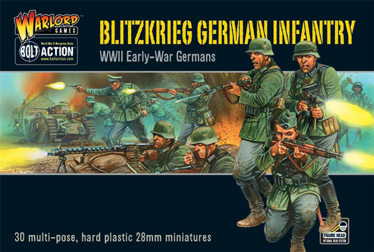  Warlord Games 28mm Bolt Action German Infantry Blitzkrieg 