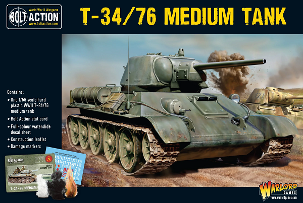  Warlord Games 28mm Bolt Action T-34/76 Medium Tank 
