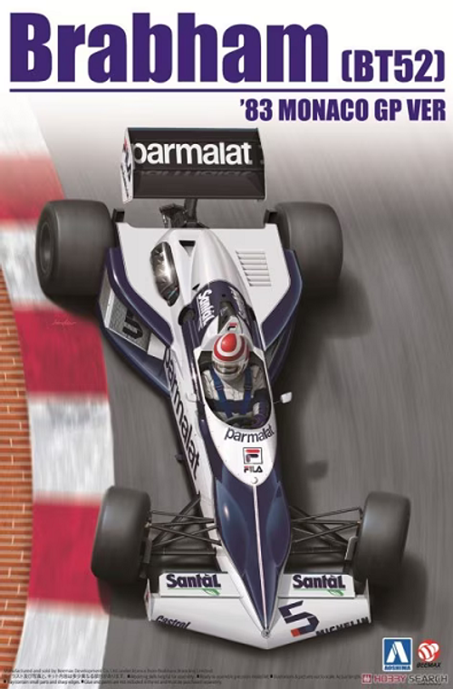  Beemax 1/20 Brabham BT52 Monaco 1983 Model Kit 