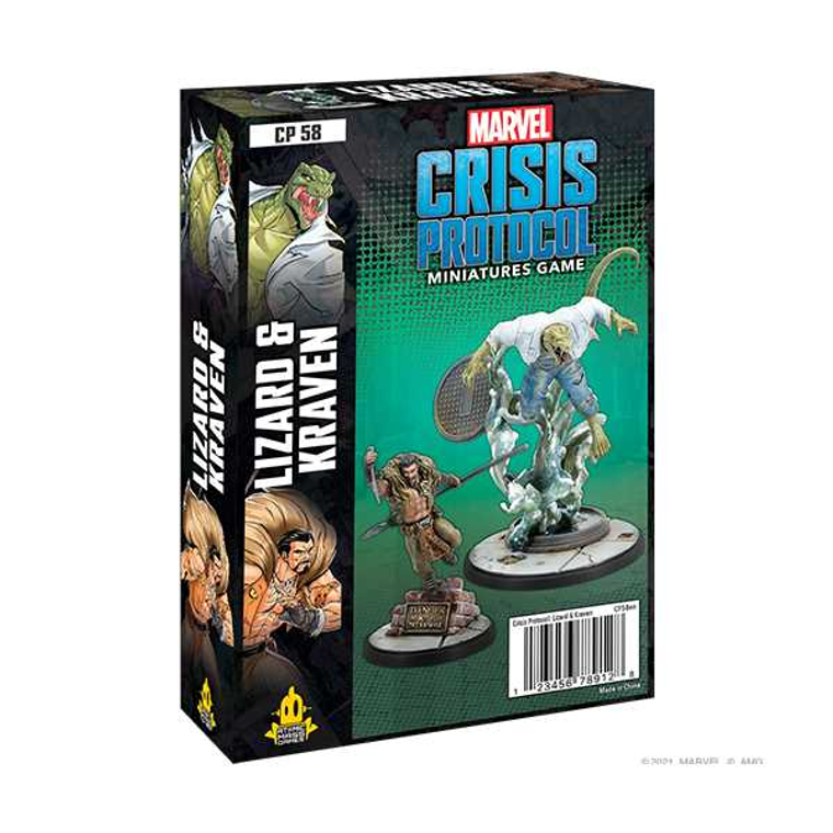  Atomic Mass Games Marvel Crisis Protocol: Lizard and Kraven 