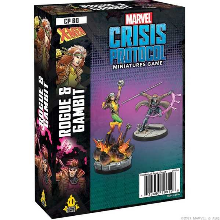  Atomic Mass Games Marvel Crisis Protocol: Gambit and Rogue 