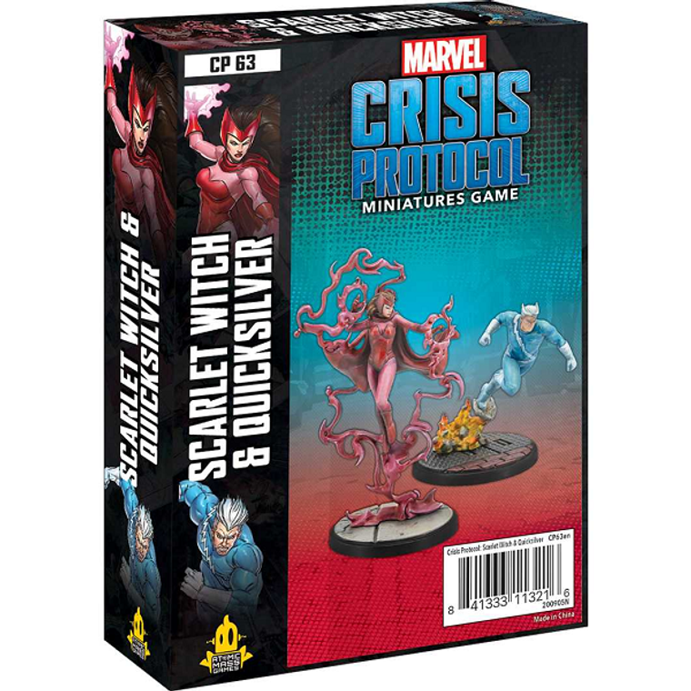  Atomic Mass Games Marvel Crisis Protocol: Scarlet Witch and Quicksilver 