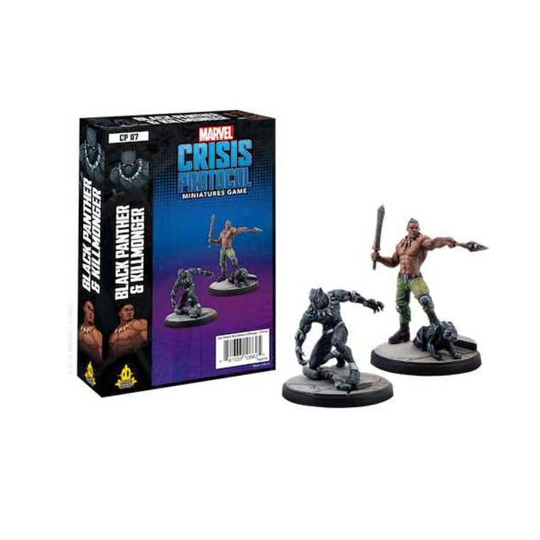  Atomic Mass Games Marvel Crisis Protocol: Black Panther and Killmonger 