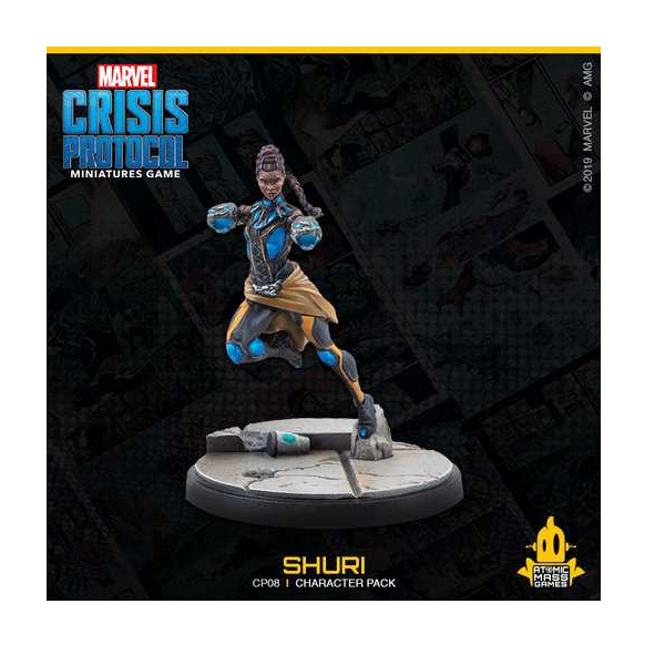 Figurine CP13 - Vision & Winter Soldier - Atomic Mass Games - Marvel Crisis Protocol