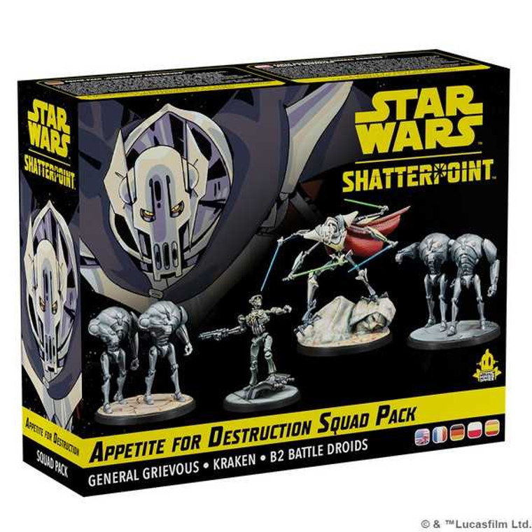  Atomic Mass Games Star Wars Shatterpoint Squad Pack - Appetite for Destruction General Grievous 