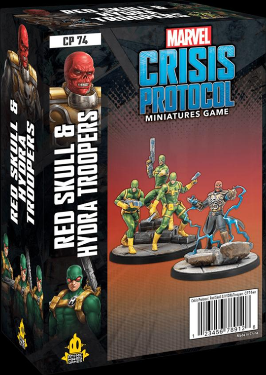  Atomic Mass Games Marvel Crisis Protocol: Red Skull & Hydra Troopers 