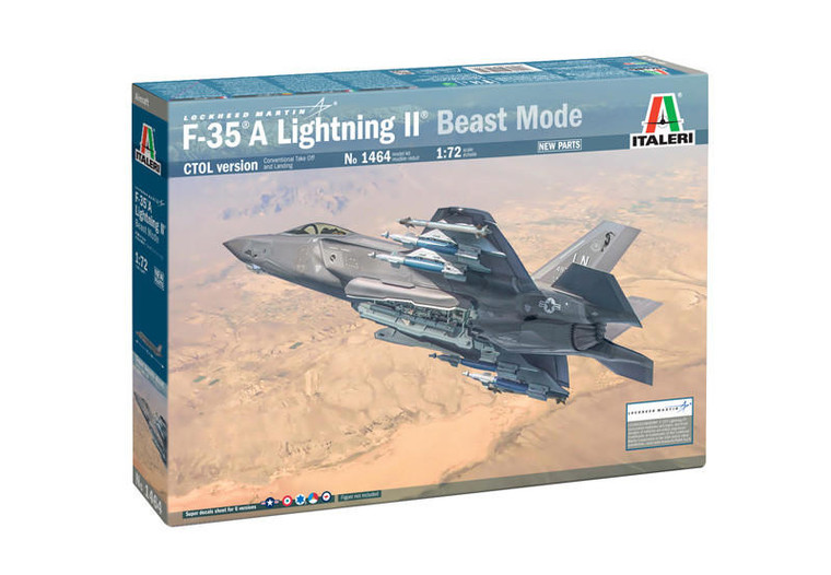  Italeri 1/72 F-35A Lightning II Model Kit 