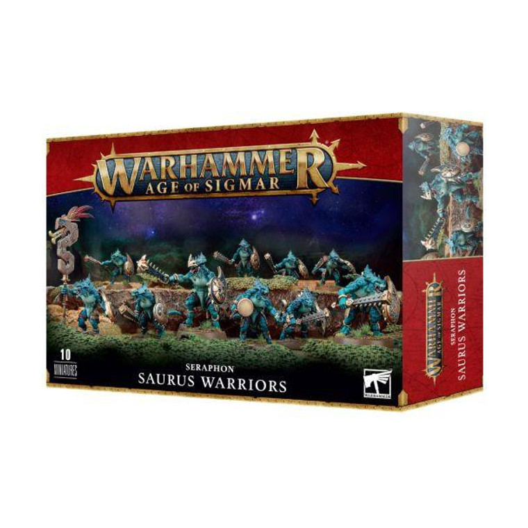 Games Workshop Age of Sigmar - Seraphon - Saurus Warriors   Games Workshop Age of Sigmar - Seraphon - Saurus Warriors