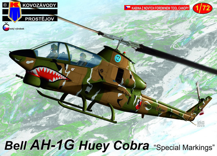  KPM 1/72 Bell AH-1G Huey Cobra 'Special Markings' Model Kit 