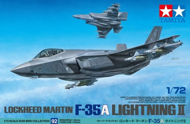  Tamiya 1/72 Lockheed Martin F-35A Lightning II 