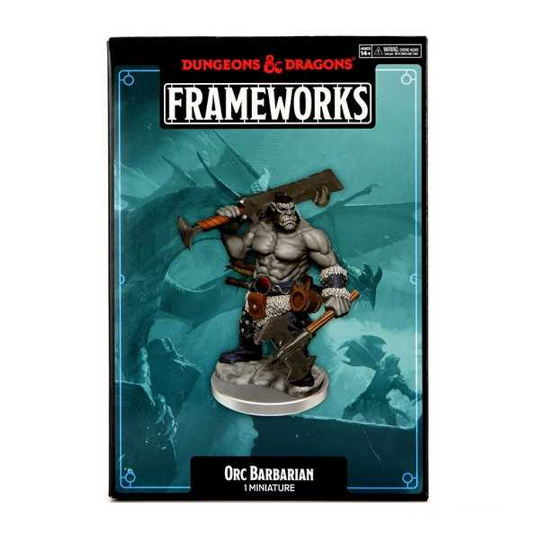  WizKids D&D Frameworks Male Orc Barbarian 