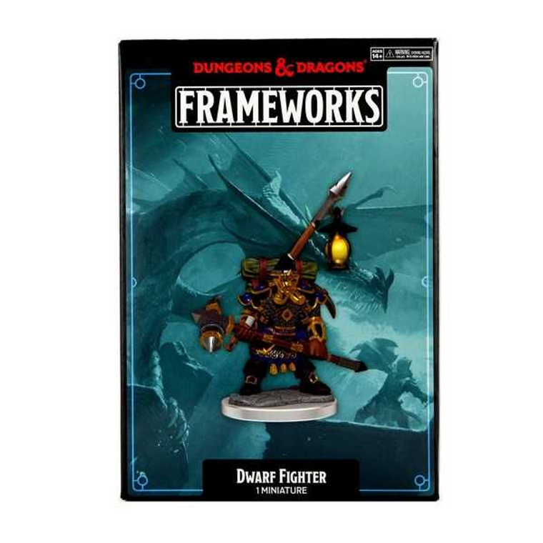  WizKids D&D Frameworks Male Dwarf Fighter 