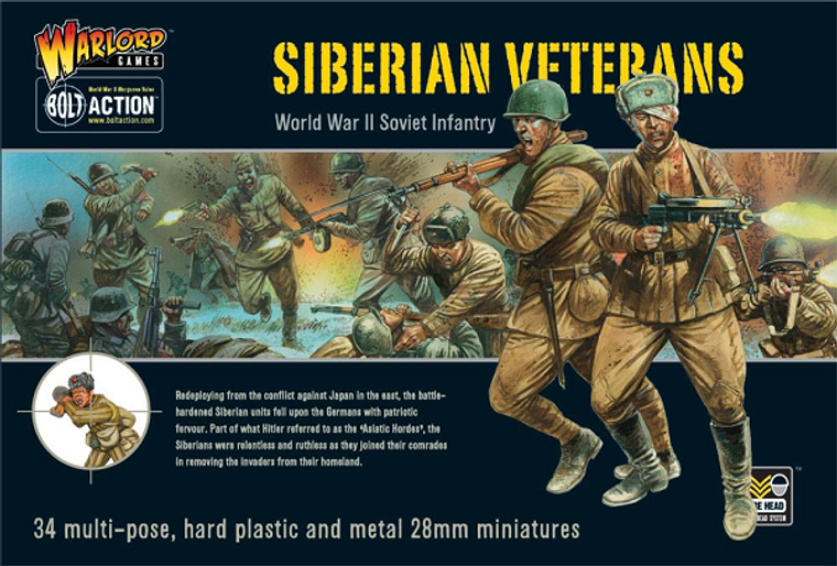  Warlord Games 28mm Bolt Action Soviet Siberian Veterans 