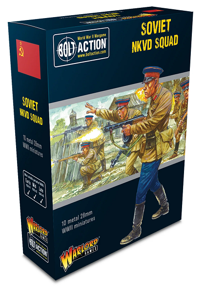  Warlord Games 28mm Bolt Action Soviet NKVD Squad 1939-1945 