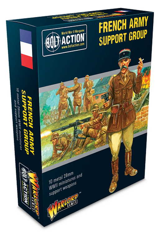  Warlord Games 28mm Bolt Action French Army Support Group 