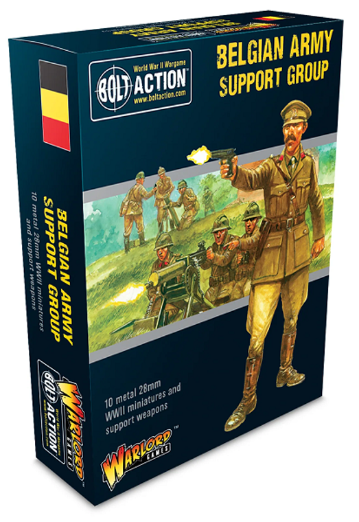  Warlord Games 28mm Bolt Action Belgian Army Support Group 