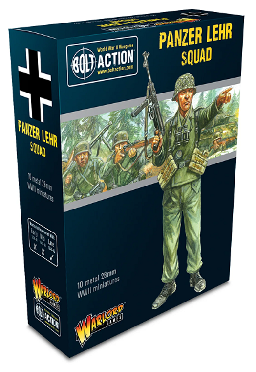  Warlord Games 28mm Bolt Action German Panzer Lehr Squad 1944-1945 
