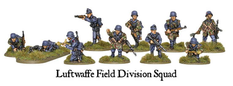  Warlord Games 28mm Bolt Action German Luftwaffe Field Division Squad 