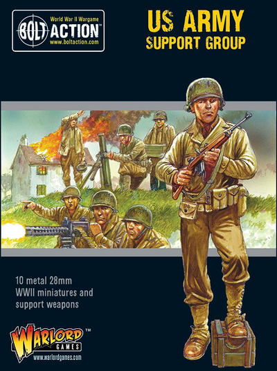  Warlord Games 28mm Bolt Action US Army Support Group 