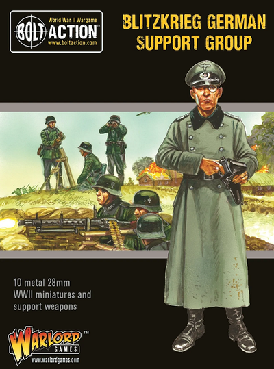  Warlord Games 28mm Bolt Action German Blitzkrieg Support Group 