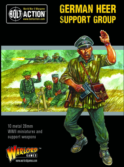  Warlord Games 28mm Bolt Action German Heer Support Group 