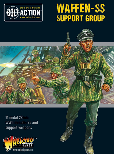  Warlord Games 28mm Bolt Action German Waffen-SS Support Group 