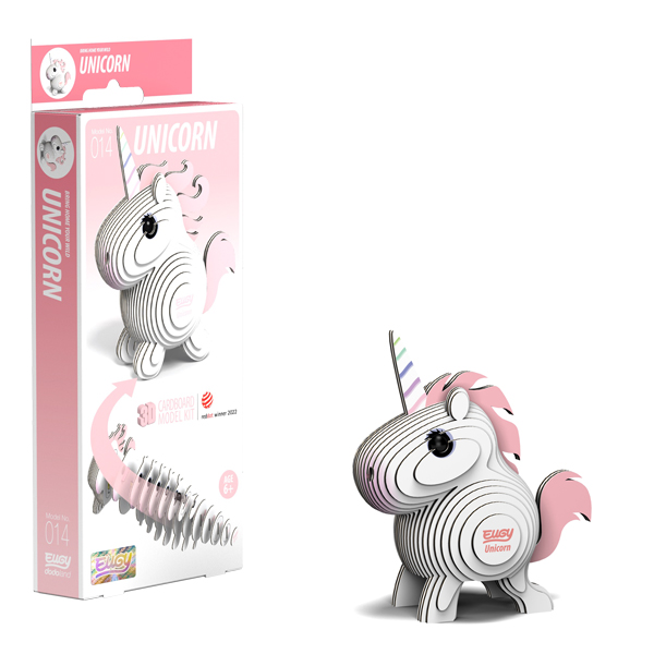  Eugy Unicorn Card 3D Puzzle 