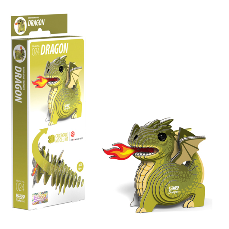  Eugy Dragon Card 3D Puzzle 