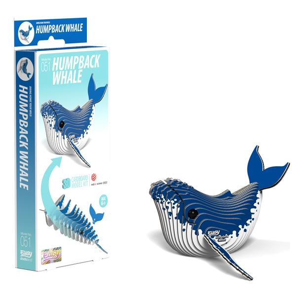  Eugy Humpback Whale Card 3D Puzzle 
