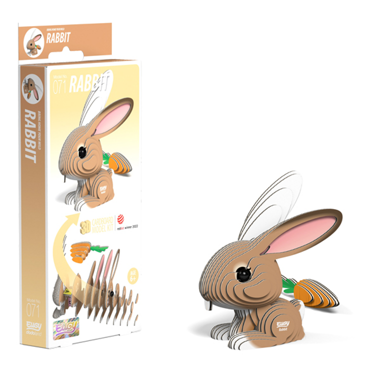  Eugy Rabbit Card 3D Puzzle 