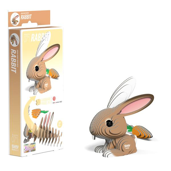  Eugy Rabbit Card 3D Puzzle 