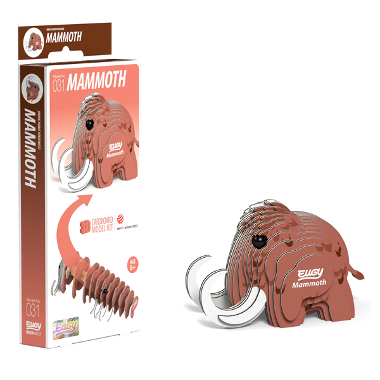  Eugy Mammoth Card 3D Puzzle 