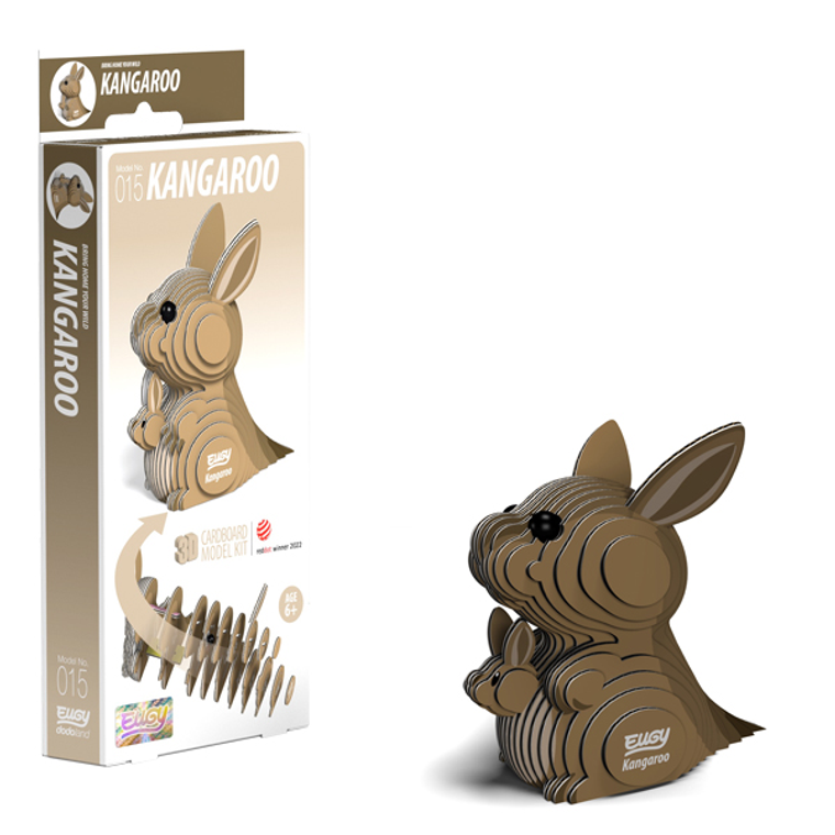  Eugy Kangaroo Card 3D Puzzle 