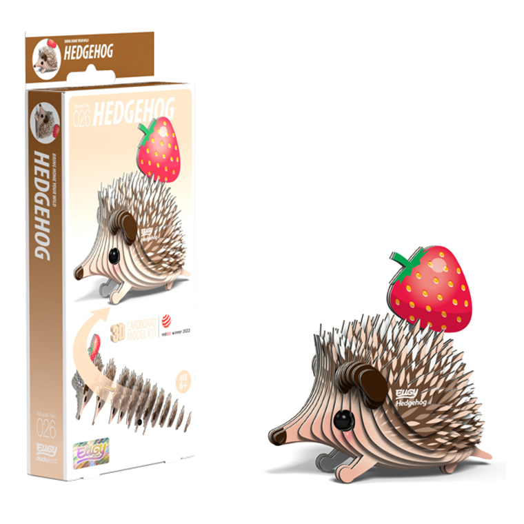  Eugy Hedgehog Card 3D Puzzle 