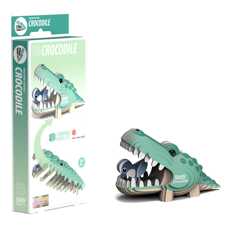 Eugy Crocodile Card 3D Puzzle 