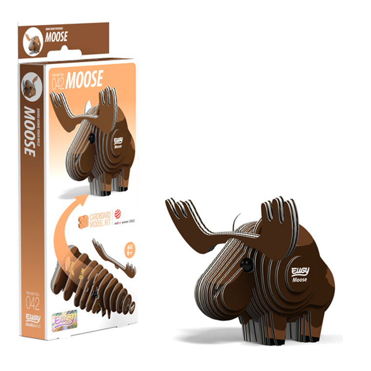  Eugy Moose Card 3D Puzzle 