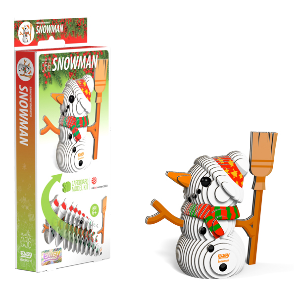  Eugy Snowman Card 3D Puzzle 