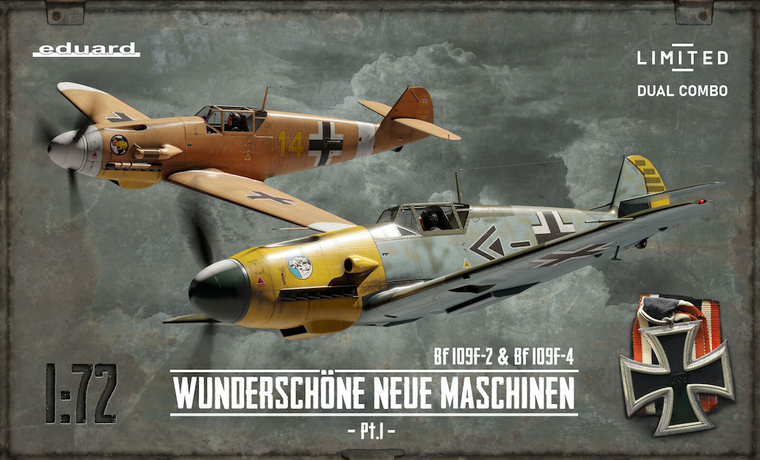  Eduard 1/72 Wunderschone Neue Maschinen Messerschmitt Bf 109F Limited Edition Dual Combo 