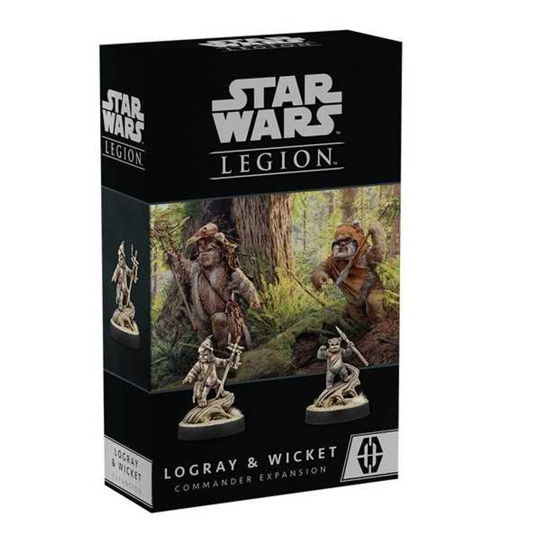  Atomic Mass Games Star Wars Legion Commander Expansion - Logray & Wicket 