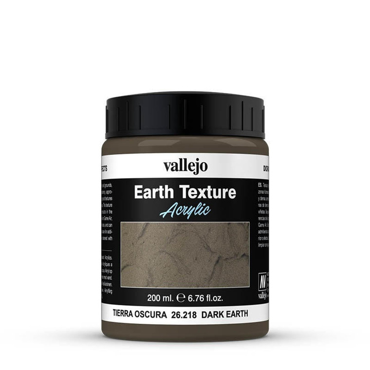  Vallejo Acrylic Stone Textures 200ml Dark Earth 