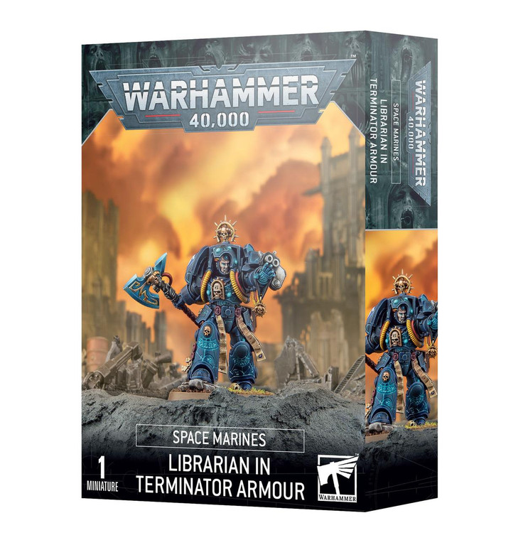 Games Workshop Warhammer 40,000 - Space Marines - Librarian in Terminator Armour   Games Workshop Warhammer 40,000 - Space Marines - Librarian in Terminator Armour