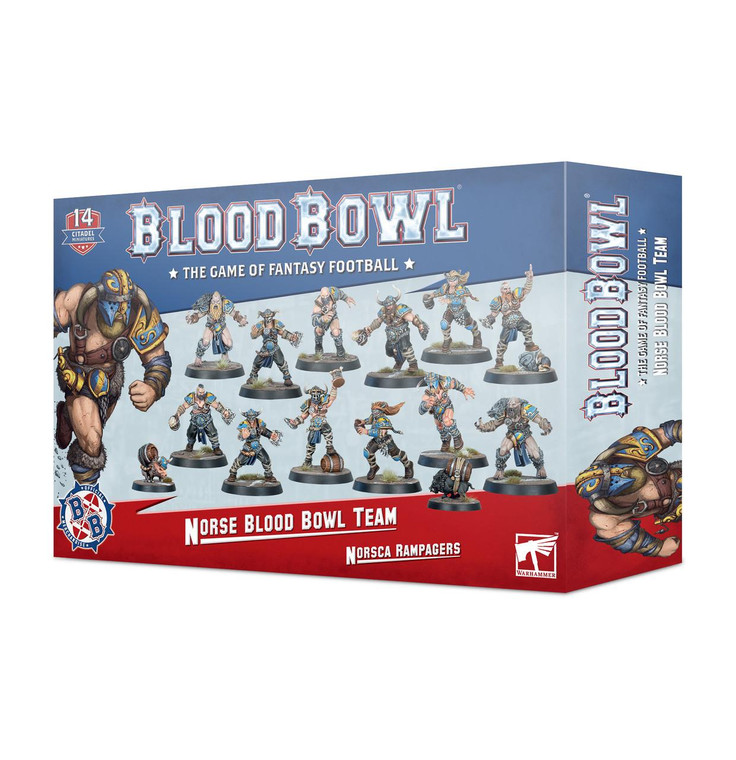 Games Workshop Blood Bowl - Team - Norse Team - The Norsca Rampagers   Games Workshop Blood Bowl - Team - Norse Team - The Norsca Rampagers