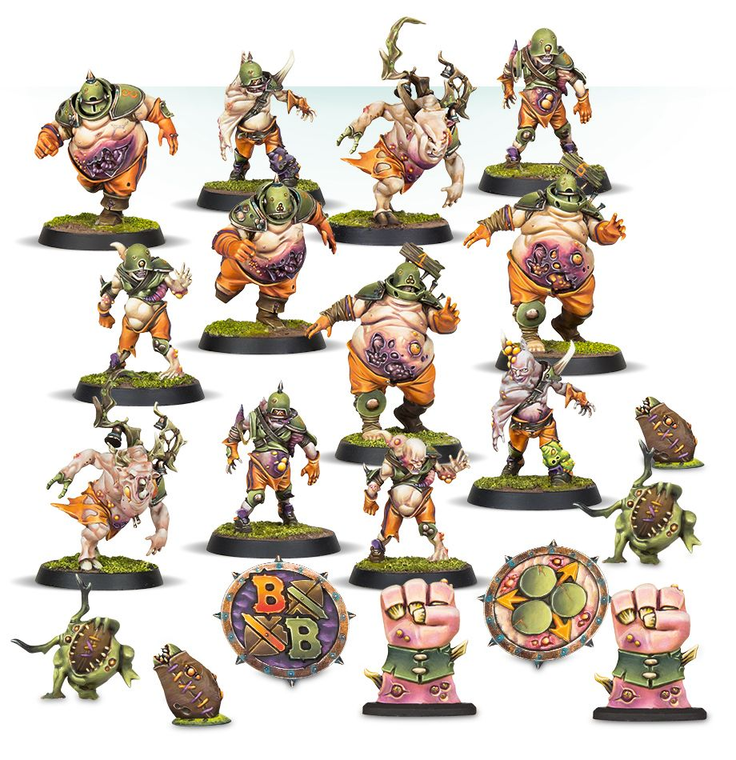  Games Workshop Blood Bowl Team - The Nurgle’s Rotters 