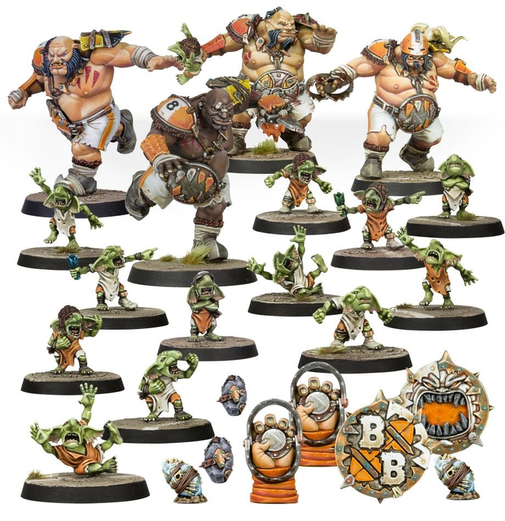  Games Workshop Blood Bowl Team - The Fire Mountain Gut Busters 