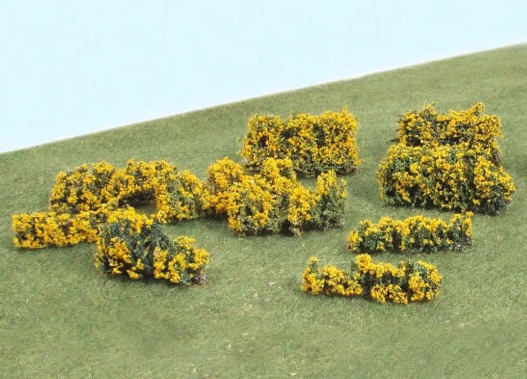 K+M Model Trees K+M Model Gorse Bushes Assorted Pack Of 12 