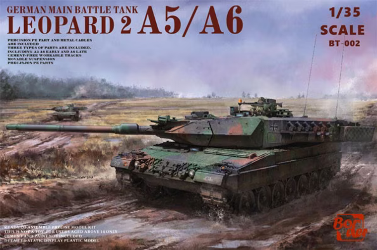  Border Models 1/35 Leopard 2 A5/A6 Model Kit 