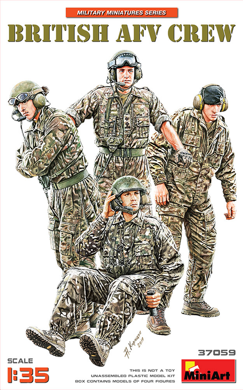  MiniArt 1/35 British AFV Crew 